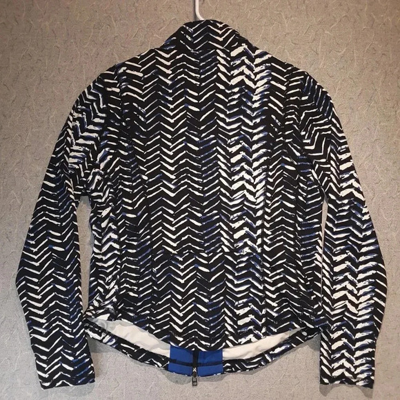 BYLYSE@EASE Women's Long Sleeve Black & Blue Jacket Size Large - Picture 8 of 8